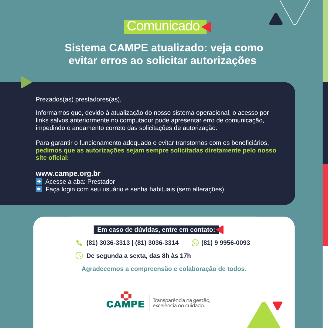 Imagem de Capa Sistema CAMPE Atualizado